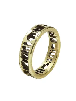 Каблучка "Vertebra Gold" (вузька)